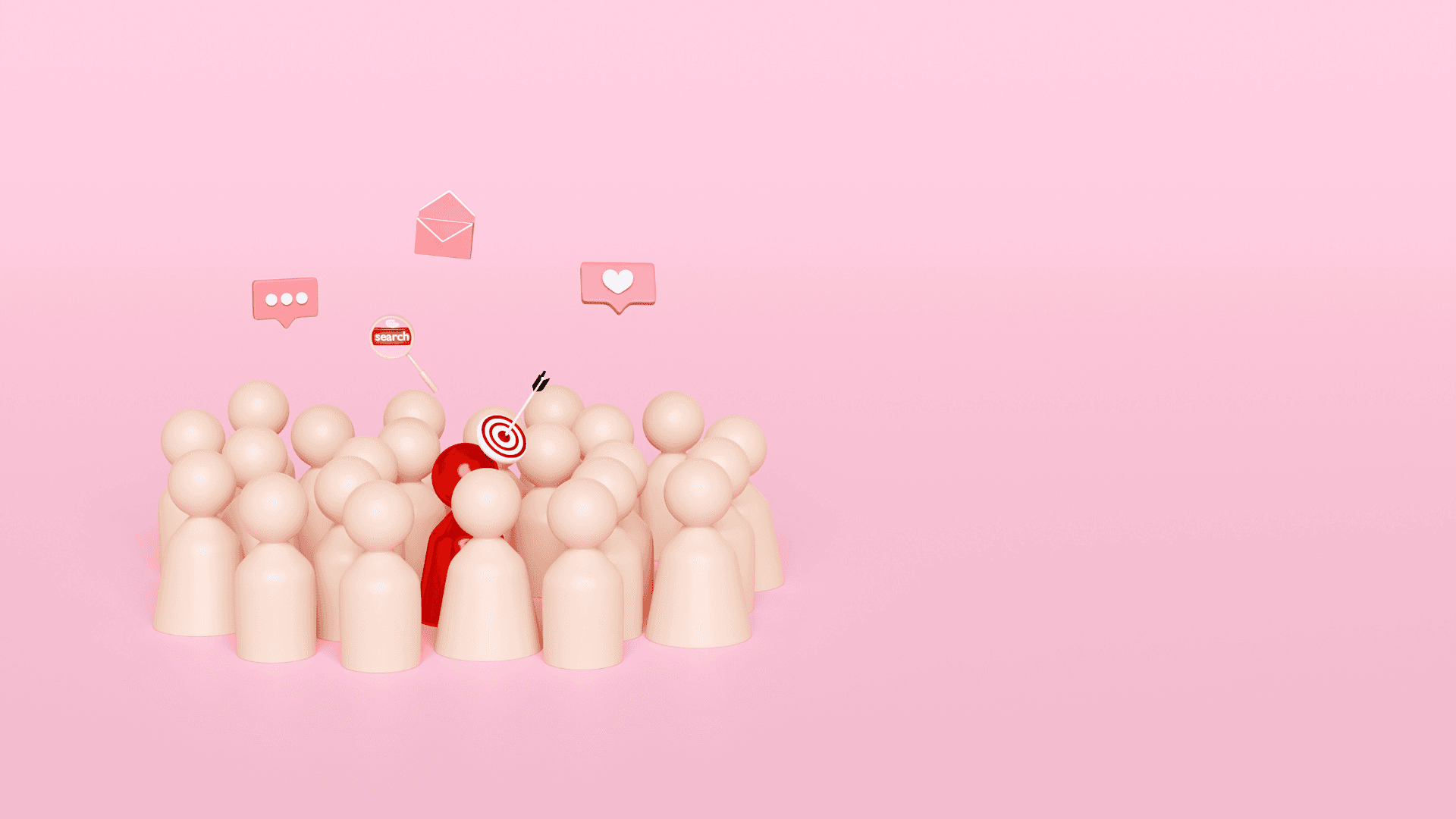 複数チャネルのキャンペーンボードを見ながらディスカッションするマーケティングチーム