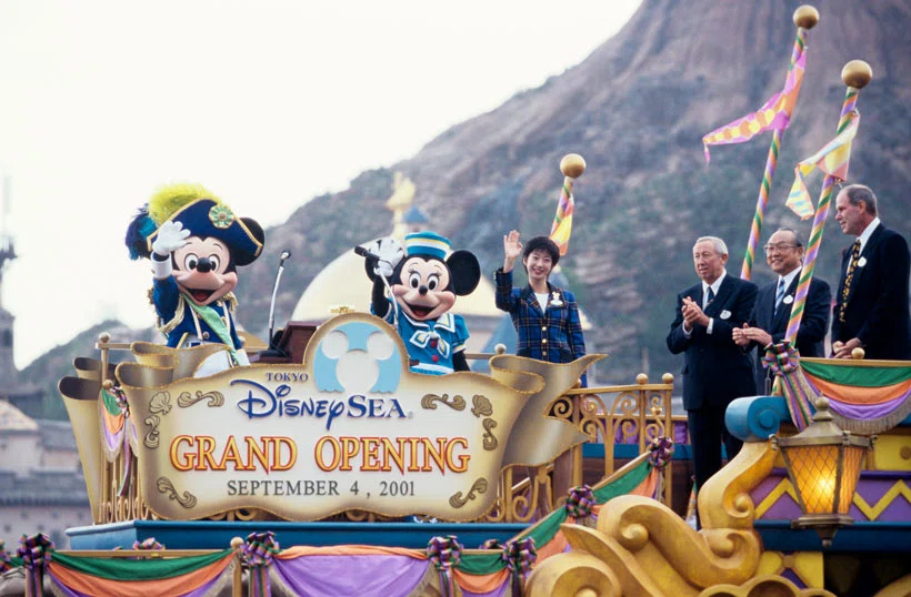 Tokyo Disney Sea opened on September 4, 2001
